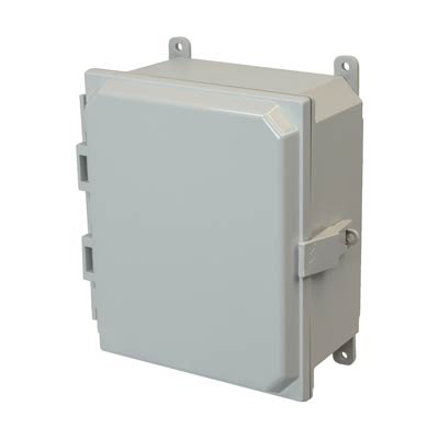 Allied Moulded AMP1084NL Polycarbonate Electrical Enclosure w/Solid Cover