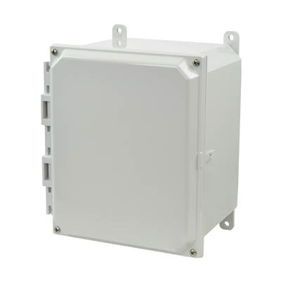 Allied Moulded AMP1086 Polycarbonate Electrical Enclosure w/Solid Cover