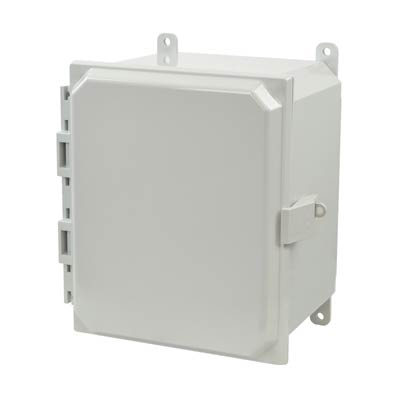 Allied Moulded AMP1086NL Polycarbonate Electrical Enclosure w/Solid Cover