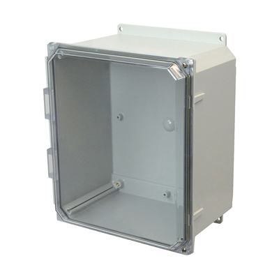Allied Moulded AMP1226CCHF Polycarbonate Electrical Enclosure