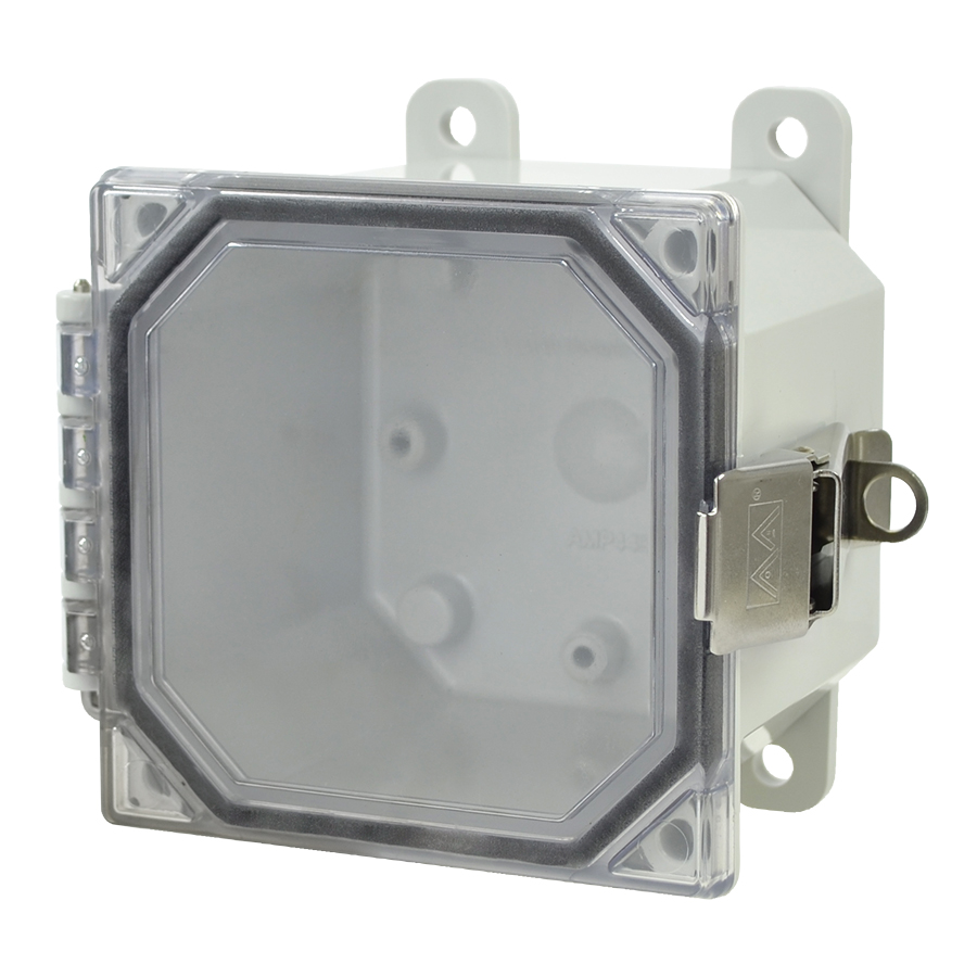 Allied Moulded AMP443CCL Polycarbonate Electrical Enclosure