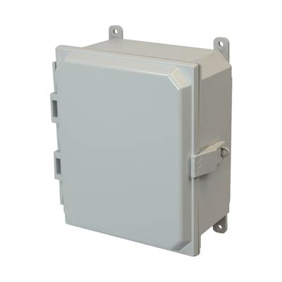 Allied Moulded AMP864NL Polycarbonate Electrical Enclosure w/Solid Cover
