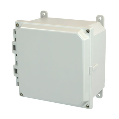 Allied Moulded AMP884 Polycarbonate Electrical Enclosure w/Solid Cover