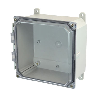 Allied Moulded AMP884CC Polycarbonate Electrical Enclosure w/Clear Cover