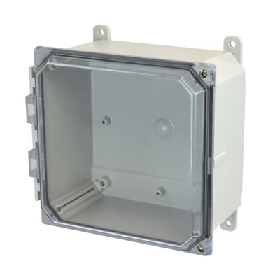 Allied Moulded AMP884CCH Polycarbonate Electrical Enclosure w/Clear Cover