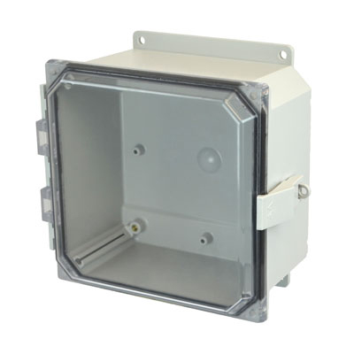 Allied Moulded AMP884CCNLF Polycarbonate Electrical Enclosure w/Clear Cover