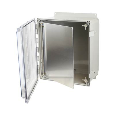 Allied Moulded HFPP164 Aluminum Swing Panel Kit for 16x14" Enclosures