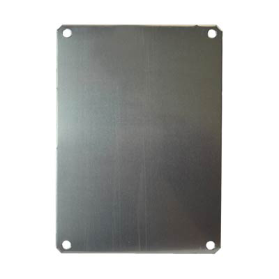 Allied Moulded Products PLA108 Aluminum Back Panel for 10x8" Electrical Enclosures