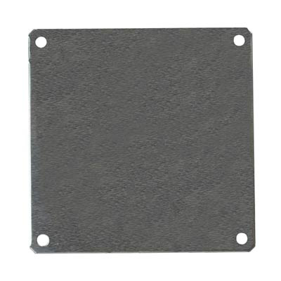 Allied Moulded Products PLA66 Aluminum Back Panel for 6x6" Electrical Enclosures