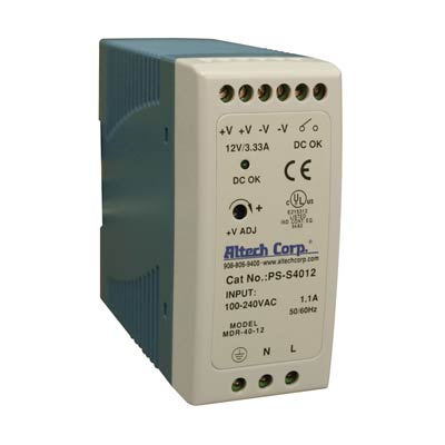 Altech PS-S4005 40W Single Phase DIN Rail Switching Power Supply