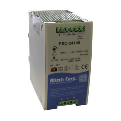 Altech PSC-24124 240W Single Phase DIN Rail Switching Power Supply