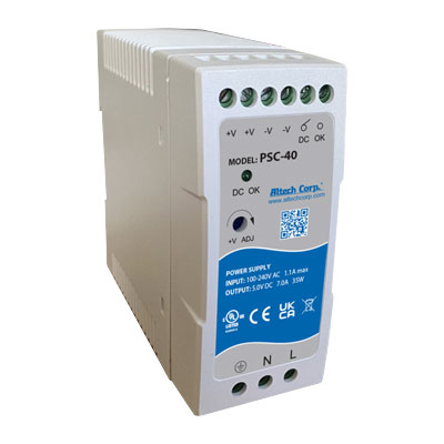 Altech PSC-4005 35W Single Phase DIN Rail Switching Power Supply