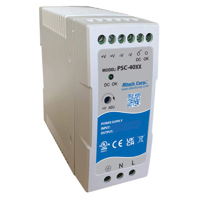 Altech PSC-4024 40W Single Phase DIN Rail Switching Power Supply
