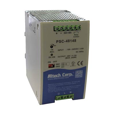 Altech PSC-48124 480W Single Phase DIN Rail Switching Power Supply