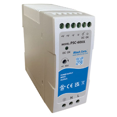 Altech PSC-6015 60W Single Phase DIN Rail Switching Power Supply