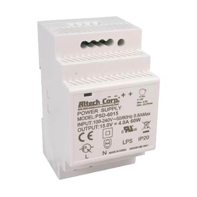 Altech PSD-6015 60W Single Phase DIN Rail Switching Power Supply