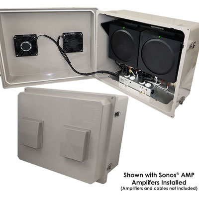 Altelix NF16-SON1-DUAL Dual SONOS Amp Enclosure