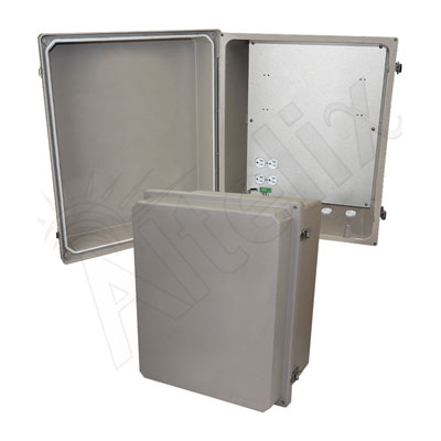 20x16x12" Fiberglass Electrical Enclosure with 120V Power | NF201612A1 