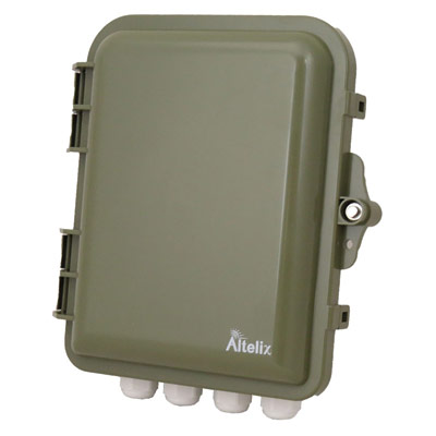 Altelix NP090803GN Green Polycarbonate Electrical Enclosure