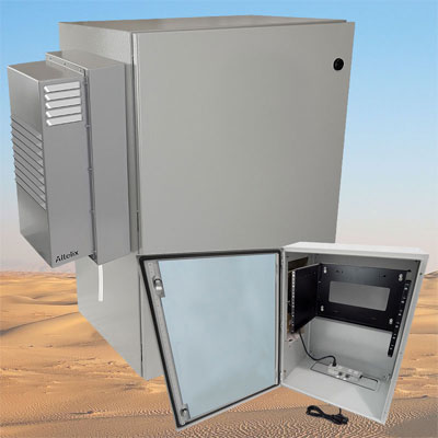 Altelix NS322416A1C-AZ-R6U Air Conditioned Metal Enclosure