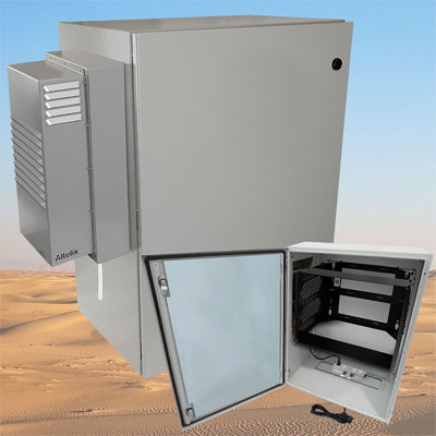 Altelix NS322416A1C-AZ-R8U Air Conditioned Metal Enclosure