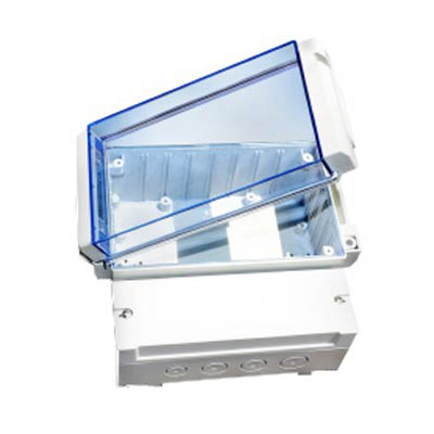 Bud Industries DCH-11924 Polycarbonate Electronic Enclosure w/Clear Cover