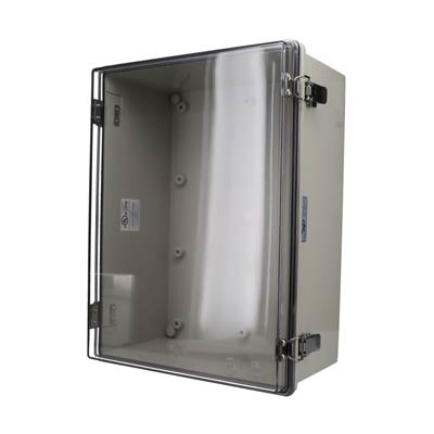 Bud Industries NBA-10168 Polycarbonate Electrical Enclosure w/Clear Cover