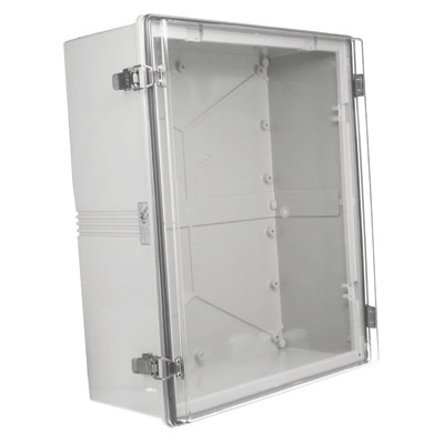 Bud Industries NBA-10172 Polycarbonate Electrical Enclosure w/Clear Cover