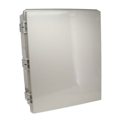 Bud Industries NBF-32034 Polycarbonate Electrical Enclosure w/Solid Cover