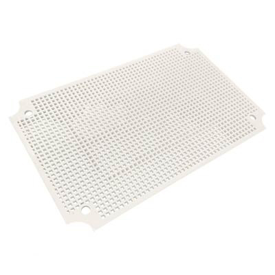 Bud Industries NBX-10985-PL Plastic Back Panel for 12x7" Electrical Enclosures