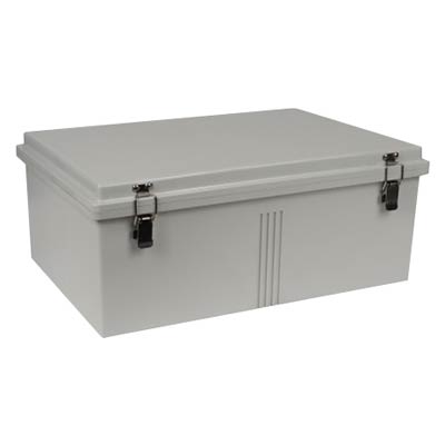 Bud Industries PTH-22436 Fiberglass Electrical Enclosure w/Solid Cover