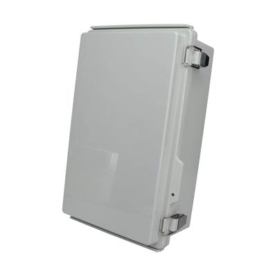 Bud Industries PTQ-11050 Polycarbonate Electrical Enclosure w/Solid Cover