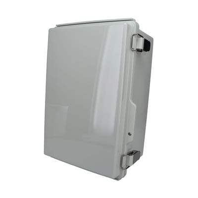 Bud Industries PTQ-11059 Polycarbonate Electrical Enclosure w/Solid Cover
