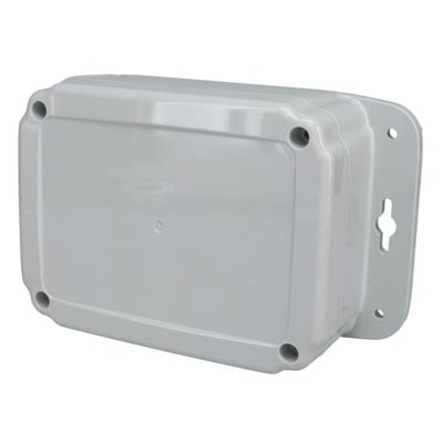 Bud Industries PU-16537 Polycarbonate Electronic Enclosure w/Solid Cover