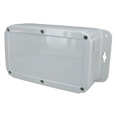 Bud Industries PU-16539 Polycarbonate Electronic Enclosure w/Solid Cover