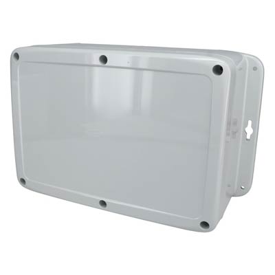Bud Industries PU-16540 Polycarbonate Electronic Enclosure w/Solid Cover