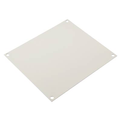 Ensto UBP0806ZW Galvanized Steel Back Panel for 8x6" Electrical Enclosures