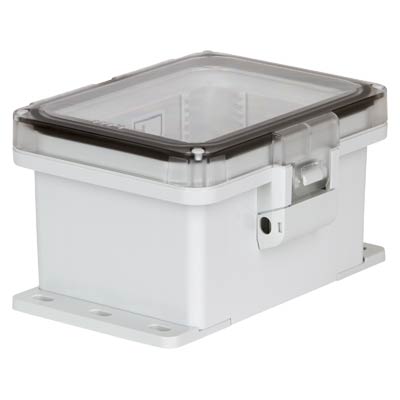 Ensto UPCT080604HNLF Polycarbonate Electrical Enclosure w/Clear Cover