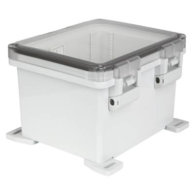 Ensto UPCT100806HNL Polycarbonate Electrical Enclosure w/Clear Cover