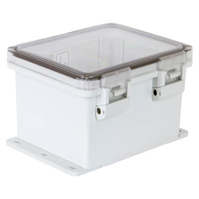 Ensto UPCT100806HNLF Polycarbonate Electrical Enclosure w/Clear Cover