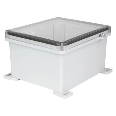 Ensto UPCT121006HS Polycarbonate Electrical Enclosure w/Clear Cover