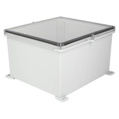 Ensto UPCT181610 Polycarbonate Electrical Enclosure w/Clear Cover