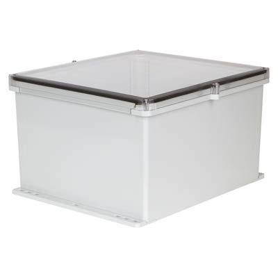 Ensto UPCT181610F Polycarbonate Electrical Enclosure w/Clear Cover