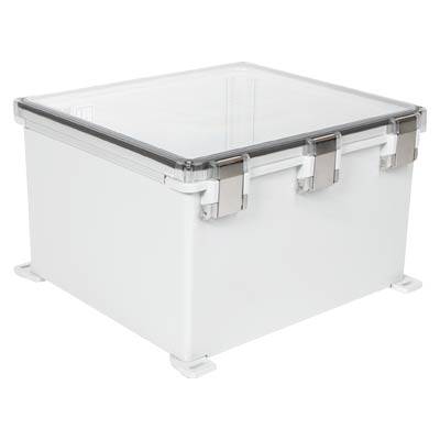 Ensto UPCT181610HML Polycarbonate Electrical Enclosure w/Clear Cover