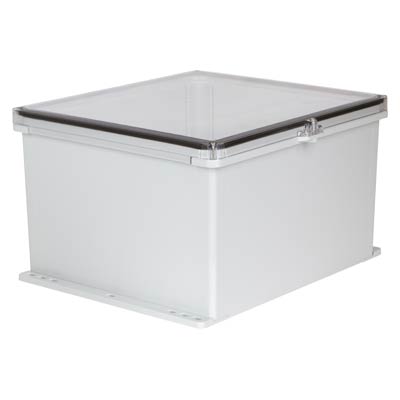 Ensto UPCT181610HSF Polycarbonate Electrical Enclosure w/Clear Cover