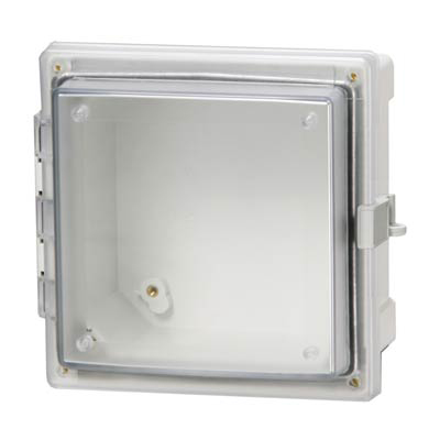 Fibox AR10106CHLT Polycarbonate Electrical Enclosure w/Clear Cover