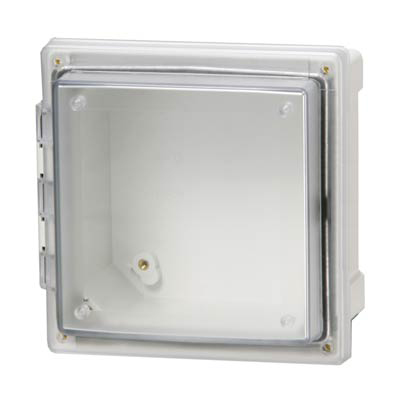 Fibox AR10106CHSCT Polycarbonate Electrical Enclosure w/Clear Cover