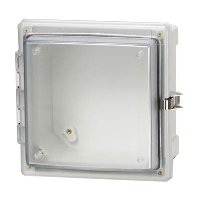 Fibox AR10106CHSSLT Polycarbonate Electrical Enclosure w/Clear Cover