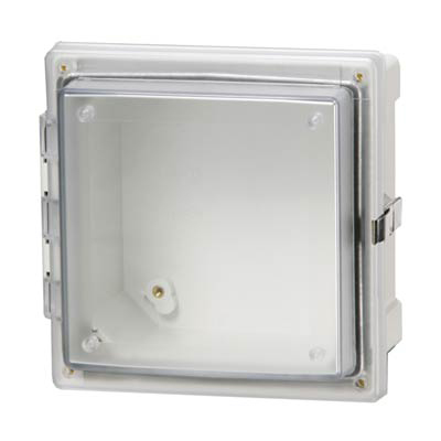 Fibox AR10106CHSST Polycarbonate Electrical Enclosure w/Clear Cover