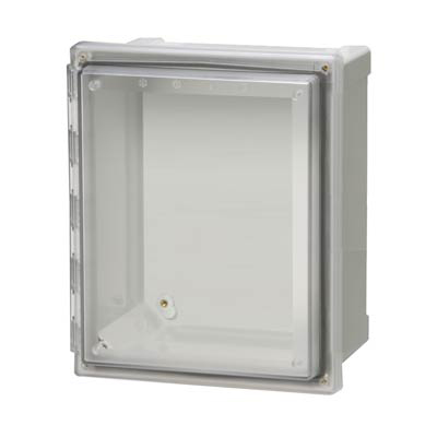 Fibox AR12106CHSCT Polycarbonate Electrical Enclosure w/Clear Cover